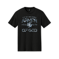 Armor of God Blue Camo Design Black Frost-T-Shirt - Sacred Stylz