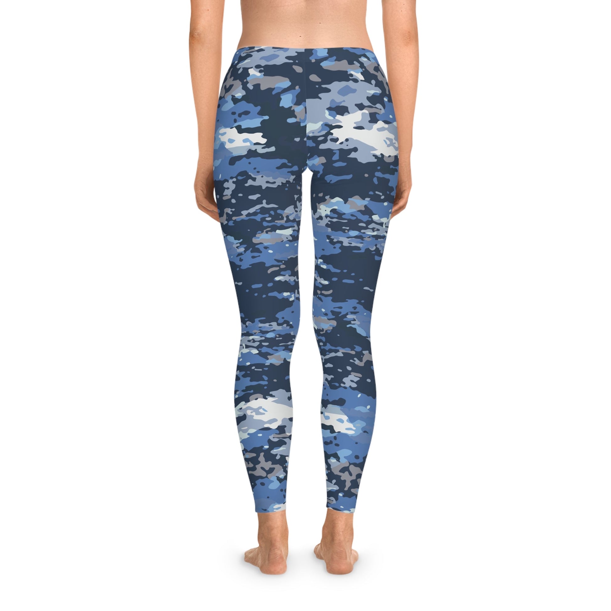 Armor of God - Blue Camo Leggings - Sacred Stylz