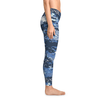 Armor of God - Blue Camo Leggings - Sacred Stylz