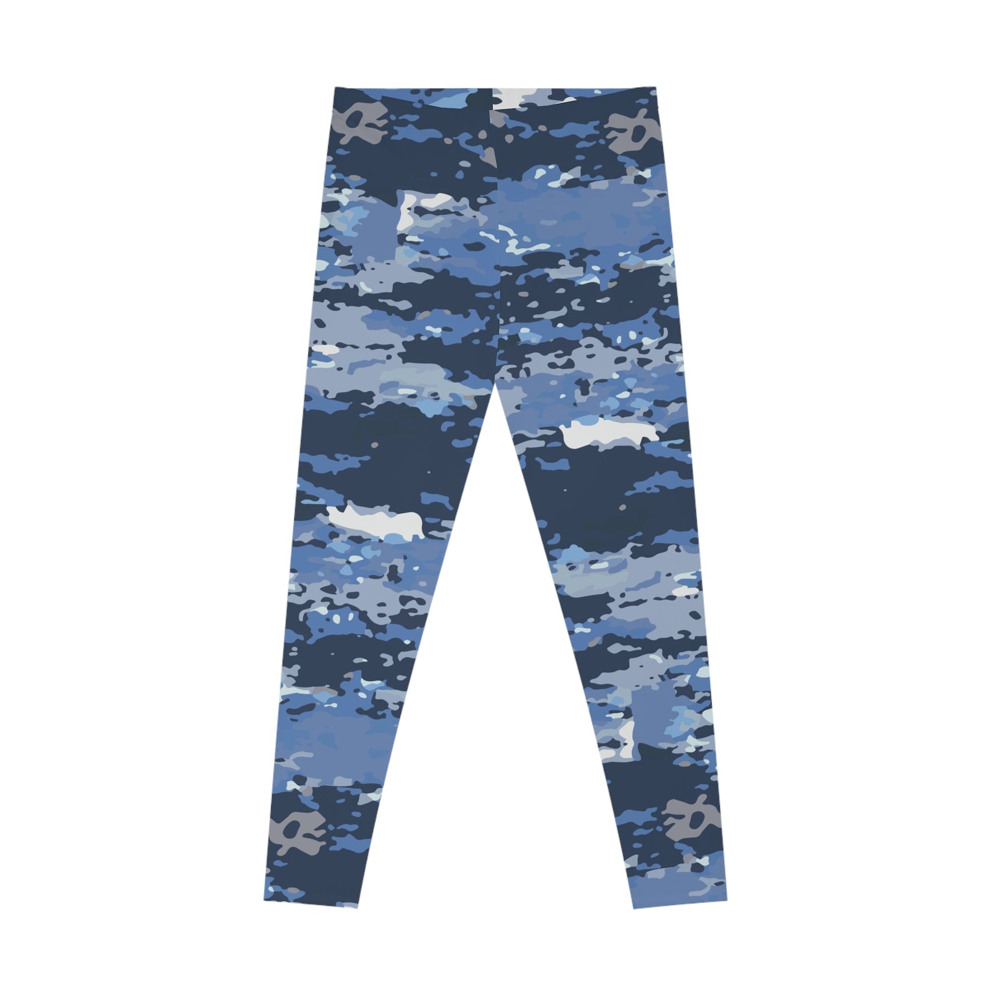 Armor of God - Blue Camo Leggings - Sacred Stylz