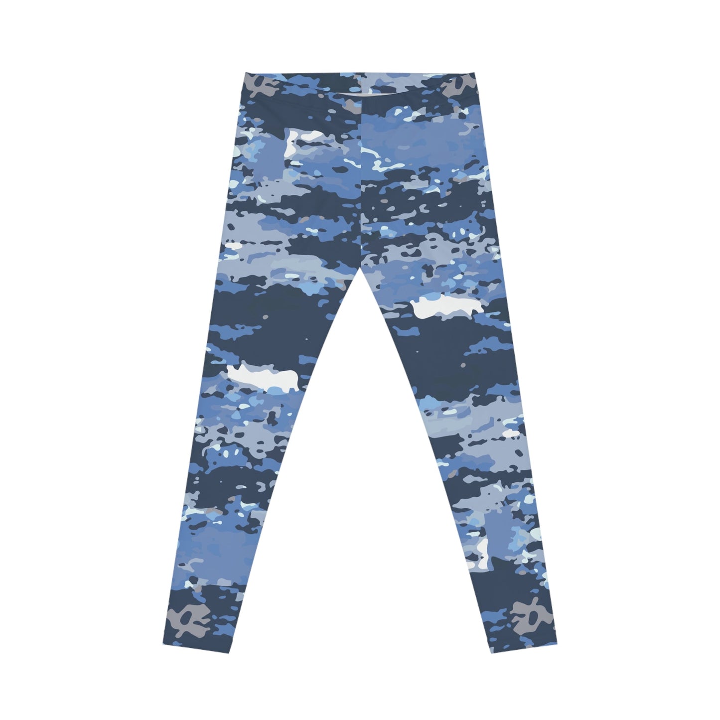 Armor of God - Blue Camo Leggings - Sacred Stylz