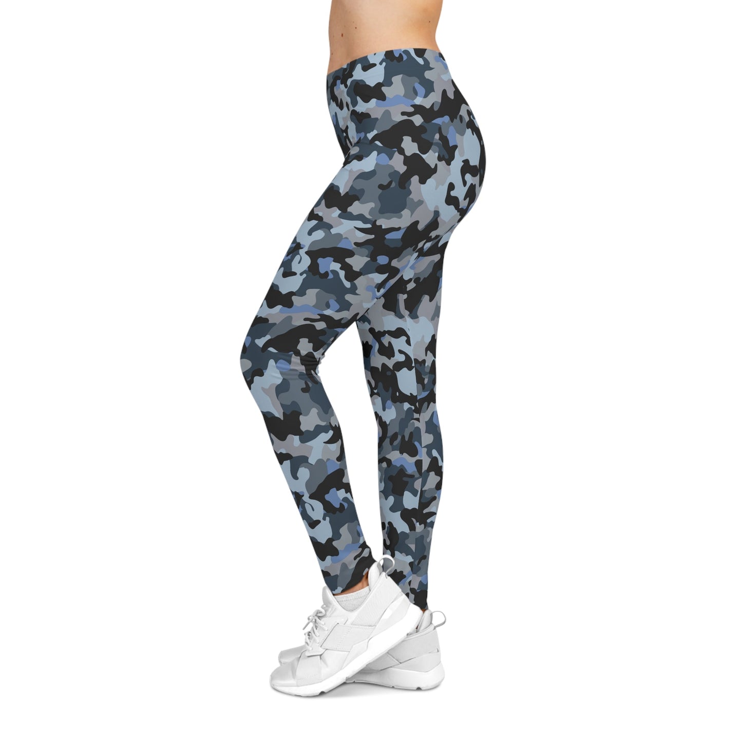 Armor of God - Blue Camo Leggings - Sacred Stylz