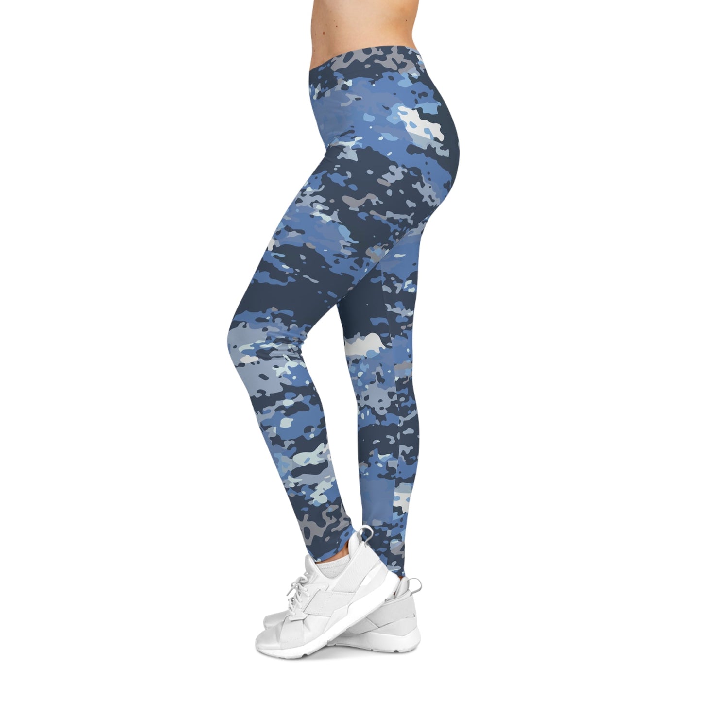 Armor of God - Blue Camo Leggings - Sacred Stylz