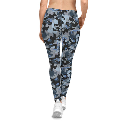 Armor of God - Blue Camo Leggings - Sacred Stylz
