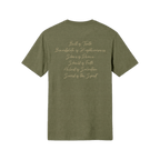 Armor of God Green Camo Design Military Green Frost-T-Shirt - Sacred Stylz