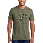 Armor of God Green Camo Design Coyote Brown Heather-T-Shirt - Sacred Stylz