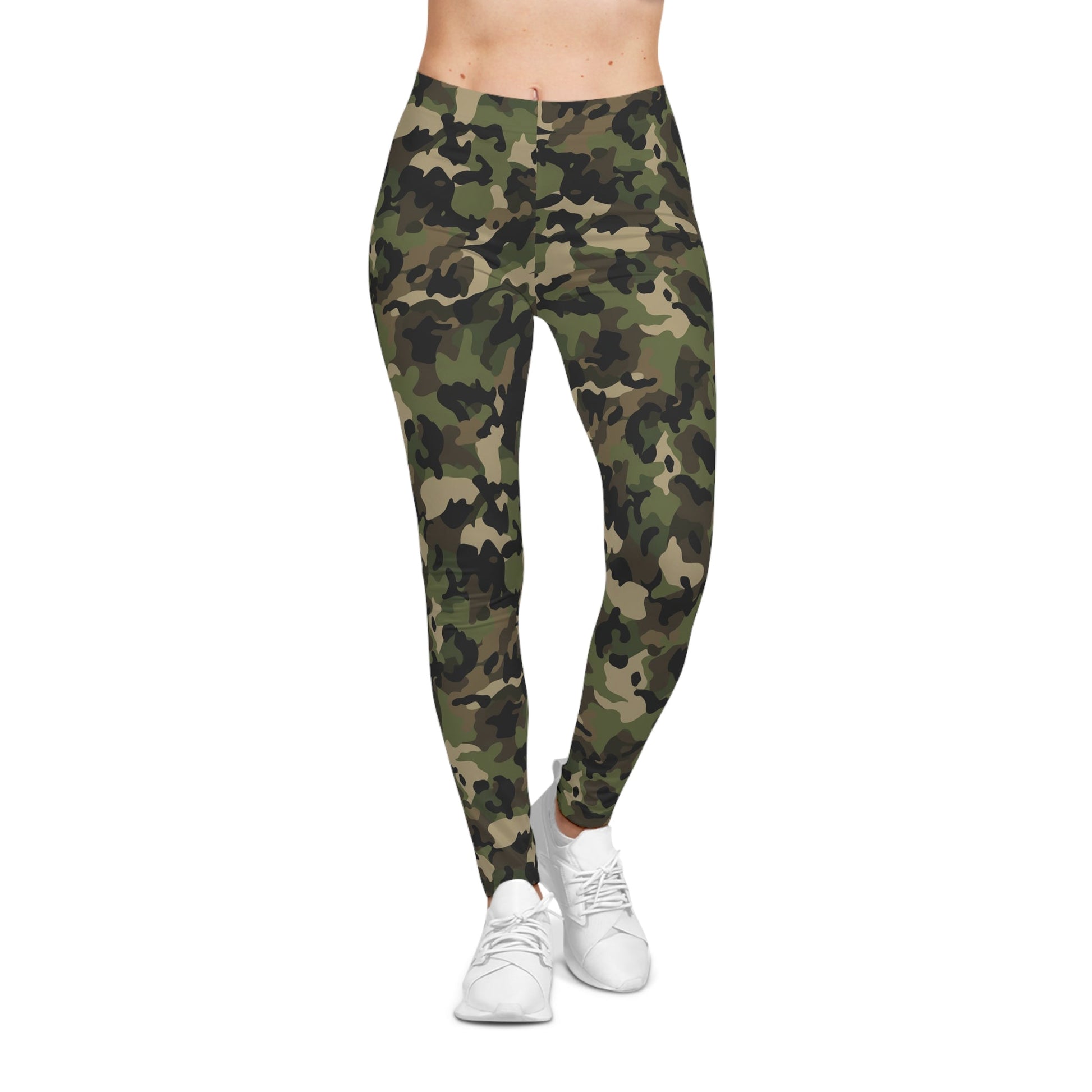 Armor of God - Green Camo Leggings - Sacred Stylz