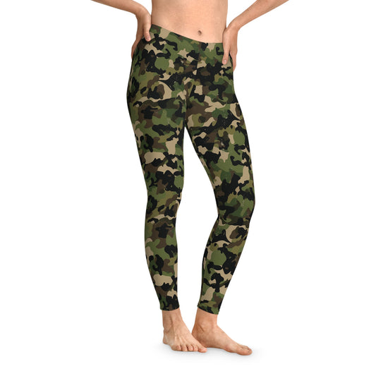 Armor of God - Green Camo Leggings - Sacred Stylz