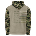 Armor of God - Green Camo on Tan Suede - Wash Cotton Hoodie - Unisex - Sacred Stylz