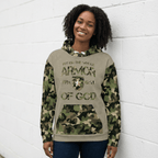 Armor of God - Green Camo on Tan Suede - Wash Cotton Hoodie - Unisex - Sacred Stylz
