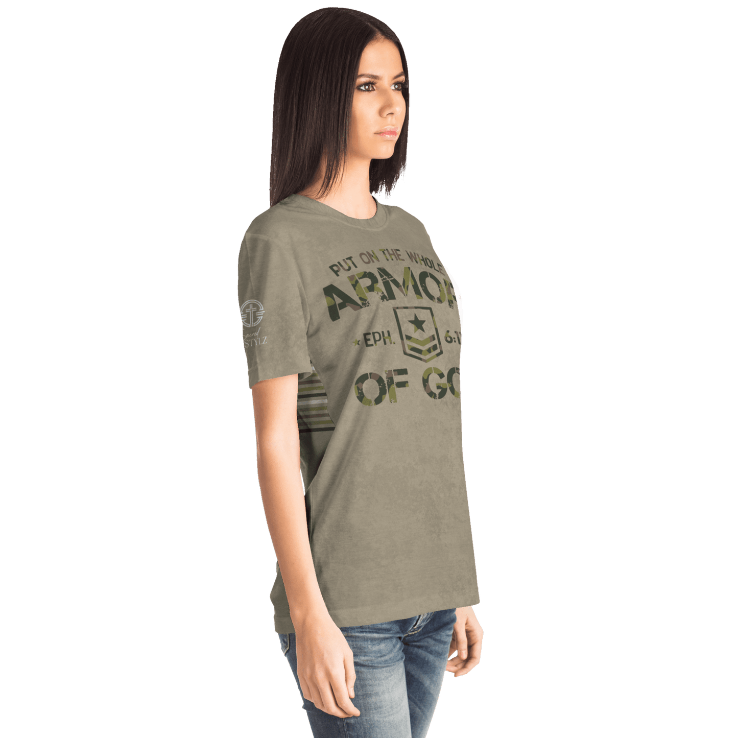 Armor of God - Green Camo Shirt - Sacred Stylz