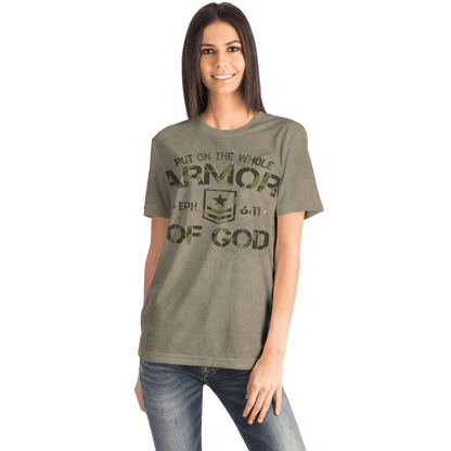 Armor of God - Green Camo Shirt - Sacred Stylz