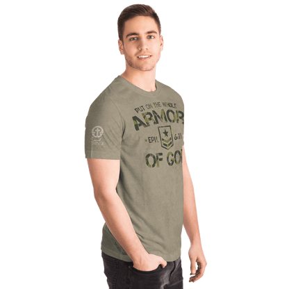 Armor of God - Green Camo Shirt - Sacred Stylz