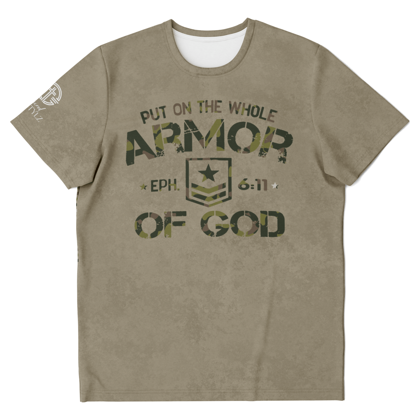 Armor of God - Green Camo Shirt - Sacred Stylz