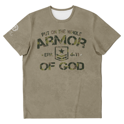 Armor of God - Green Camo Shirt - Sacred Stylz