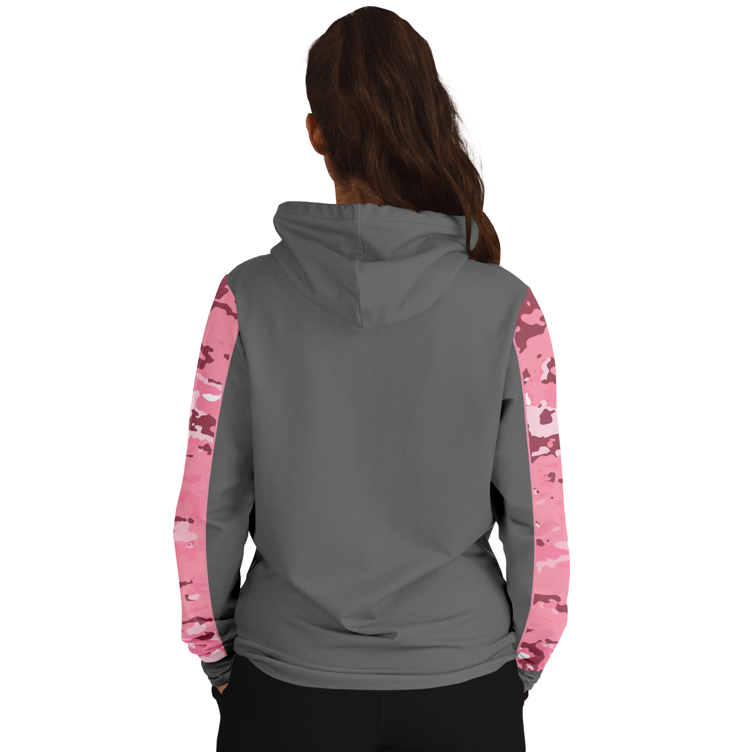 Armor of God - Pink and Gray Camo Premium Hoodie - Sacred Stylz