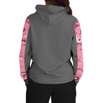 Armor of God - Pink and Gray Camo Premium Hoodie - Sacred Stylz