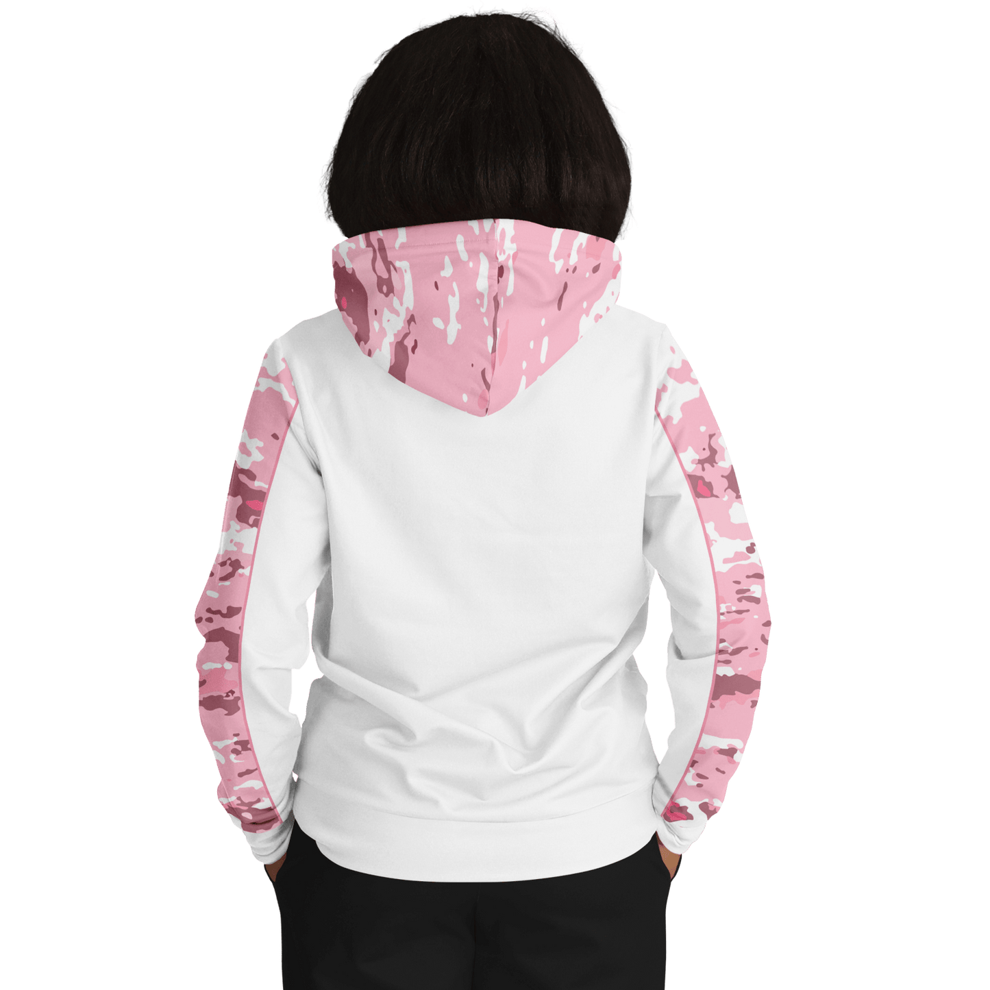 Armor of God - Pink and White Camo Premium Hoodie - Sacred Stylz