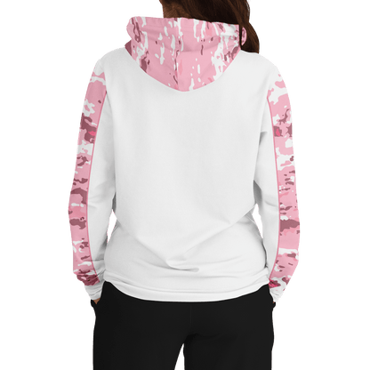 Armor of God - Pink and White Camo Premium Hoodie - Sacred Stylz