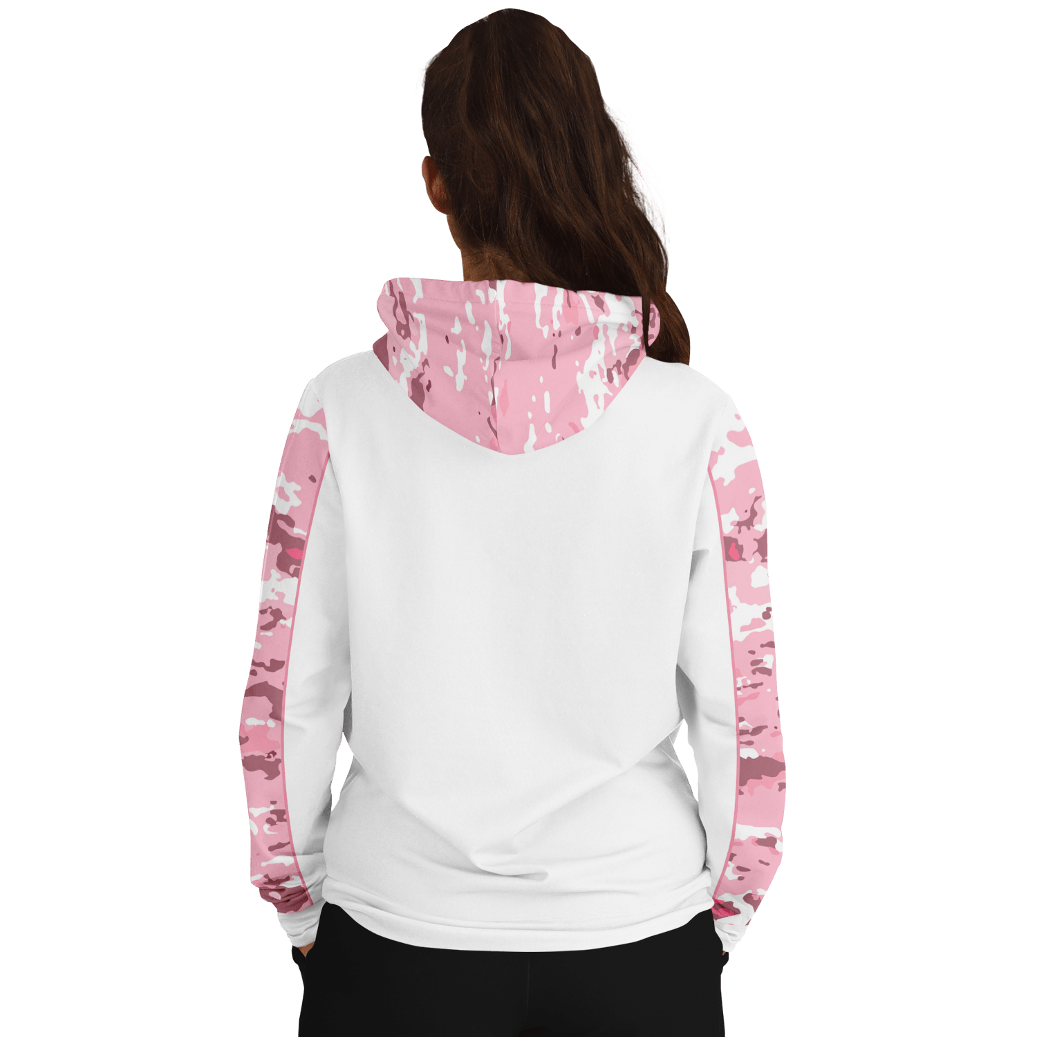 Armor of God - Pink and White Camo Premium Hoodie - Sacred Stylz