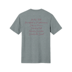 Armor of God – Pink Camo Collection – Tri - Blend Tee (Carnation Pink / Heathered Gray / White) - Sacred Stylz