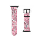 Armor Up Camo Watch Band for Apple Watch 38 - 41/42 - 45 - Pink | Faux Leather - Sacred Stylz