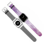 Blessed Watch Band Purple Watercolor for Apple Watch 38 - 41/42 - 45 | Faux Leather - Sacred Stylz