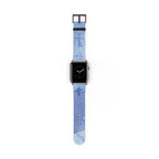 Faith Watch Band Blue Watercolor for Apple Watch 38 - 41/42 - 45 | Faux Leather - Sacred Stylz