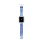 Faith Watch Band Blue Watercolor for Apple Watch 38 - 41/42 - 45 | Faux Leather - Sacred Stylz