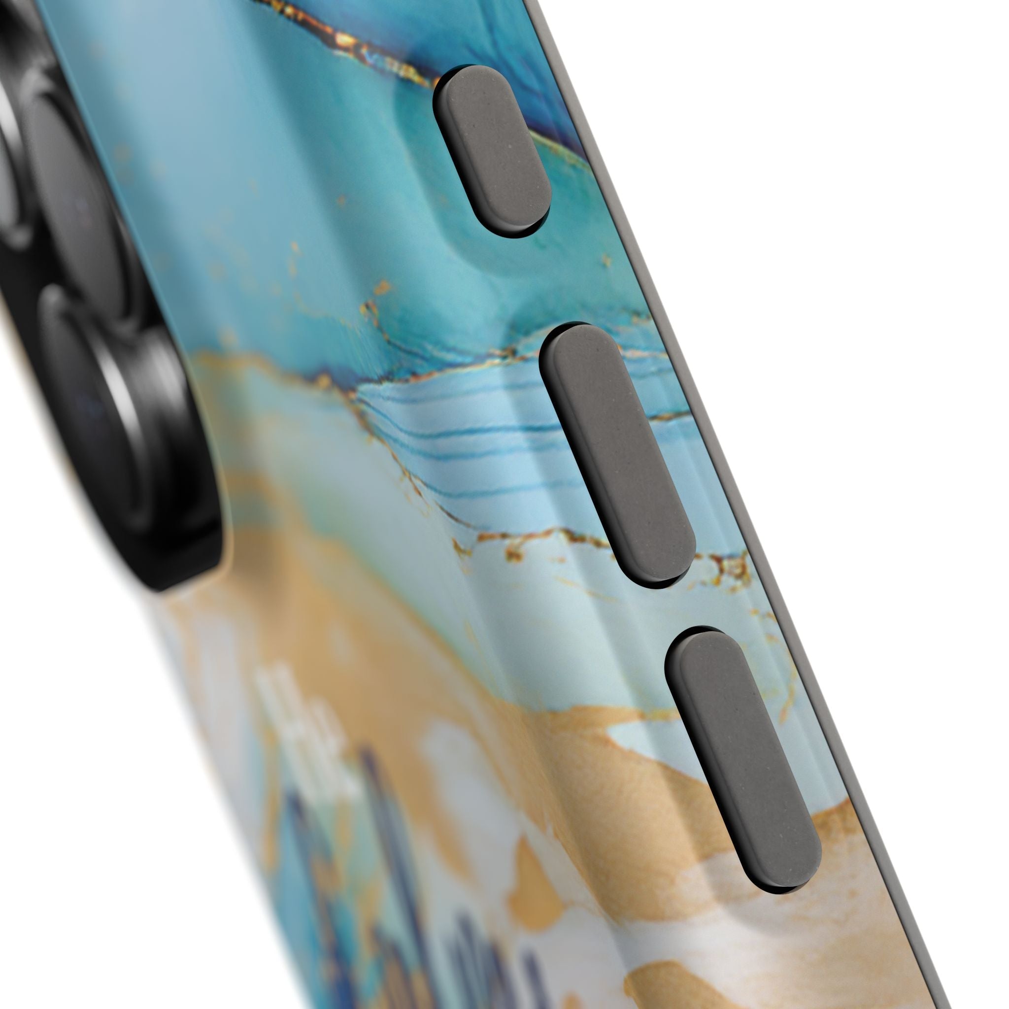 He Calms the Storm - Magnetic Tough Phone Case - Bible Verse (Ocean Marble) - (Fits Samsung & Apple) - Sacred Stylz