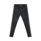 Know Jesus - Gray and Black Marbled Leggings - Sacred Stylz