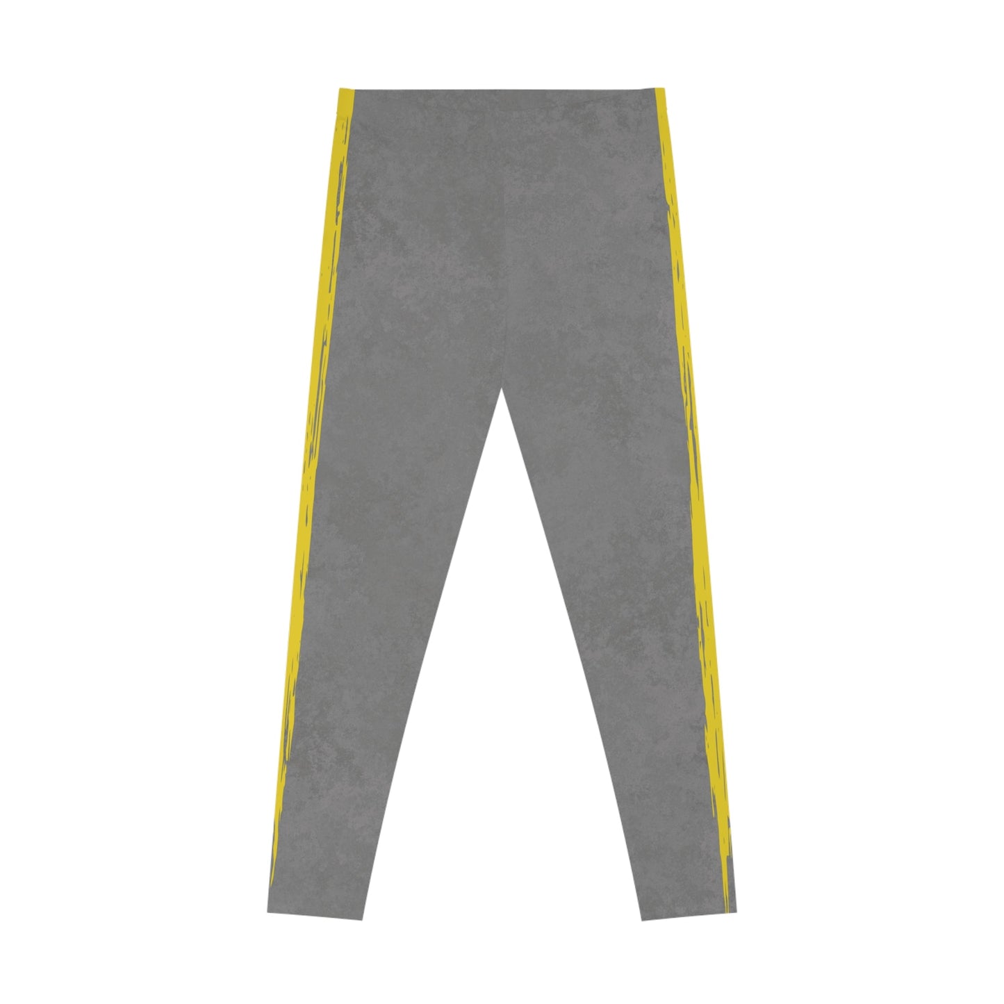 Know Jesus - Gray and Yellow Leggings - Sacred Stylz