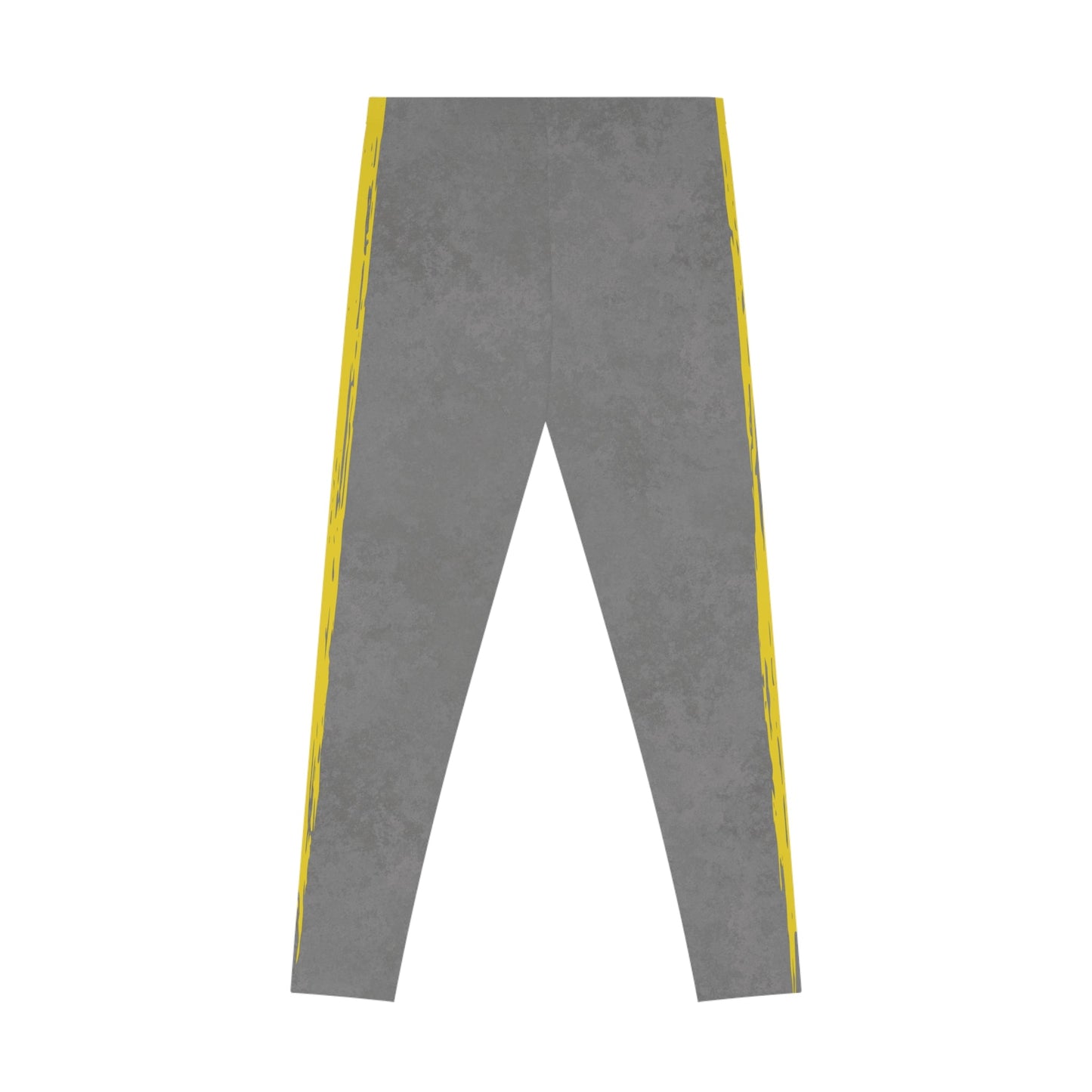 Know Jesus - Gray and Yellow Leggings - Sacred Stylz