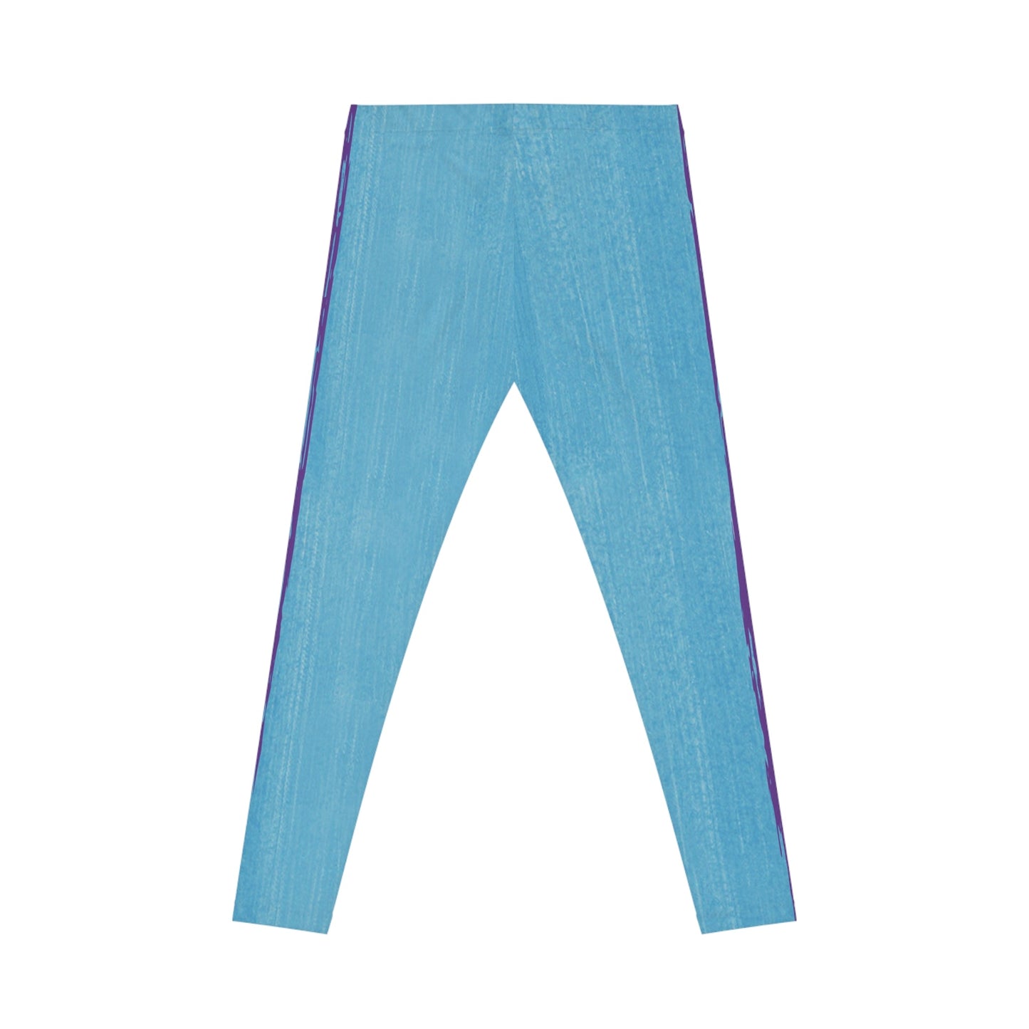 Know Jesus - Turquoise and Purple Leggings - Sacred Stylz