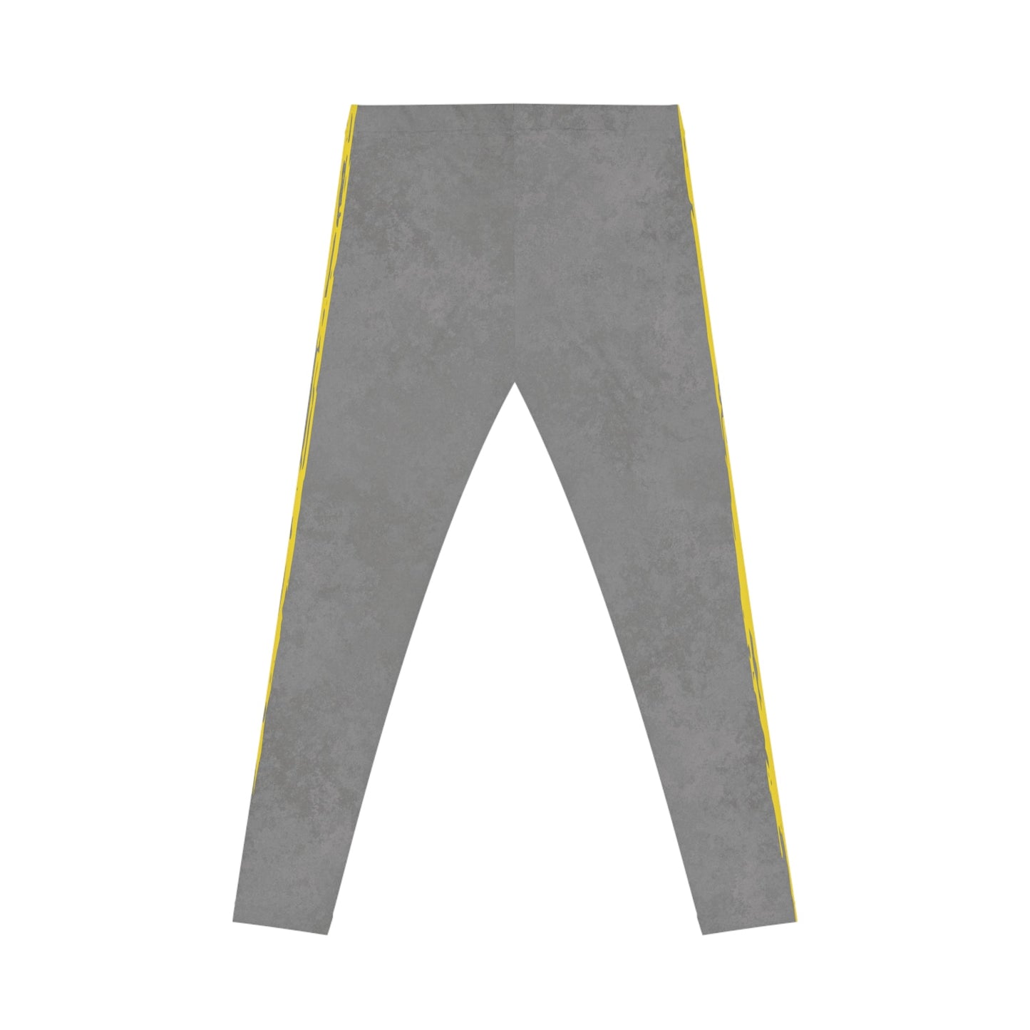 Know Jesus - Yellow and Gray Marbled Leggings - Sacred Stylz