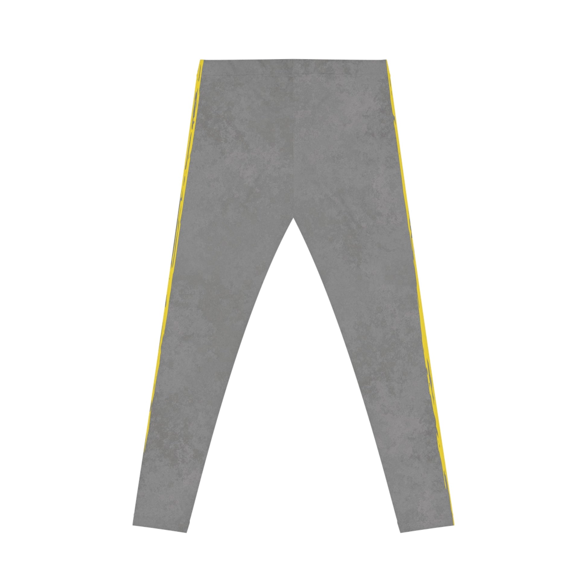 Know Jesus - Yellow and Gray Marbled Leggings - Sacred Stylz