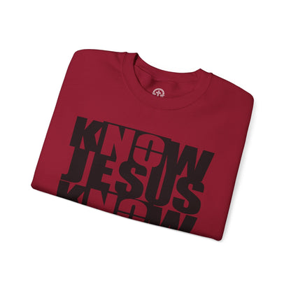 Know/No Jesus, Know/No Peace Sweatshirt - Timeless Tones - 5 Color Options - Sacred Stylz