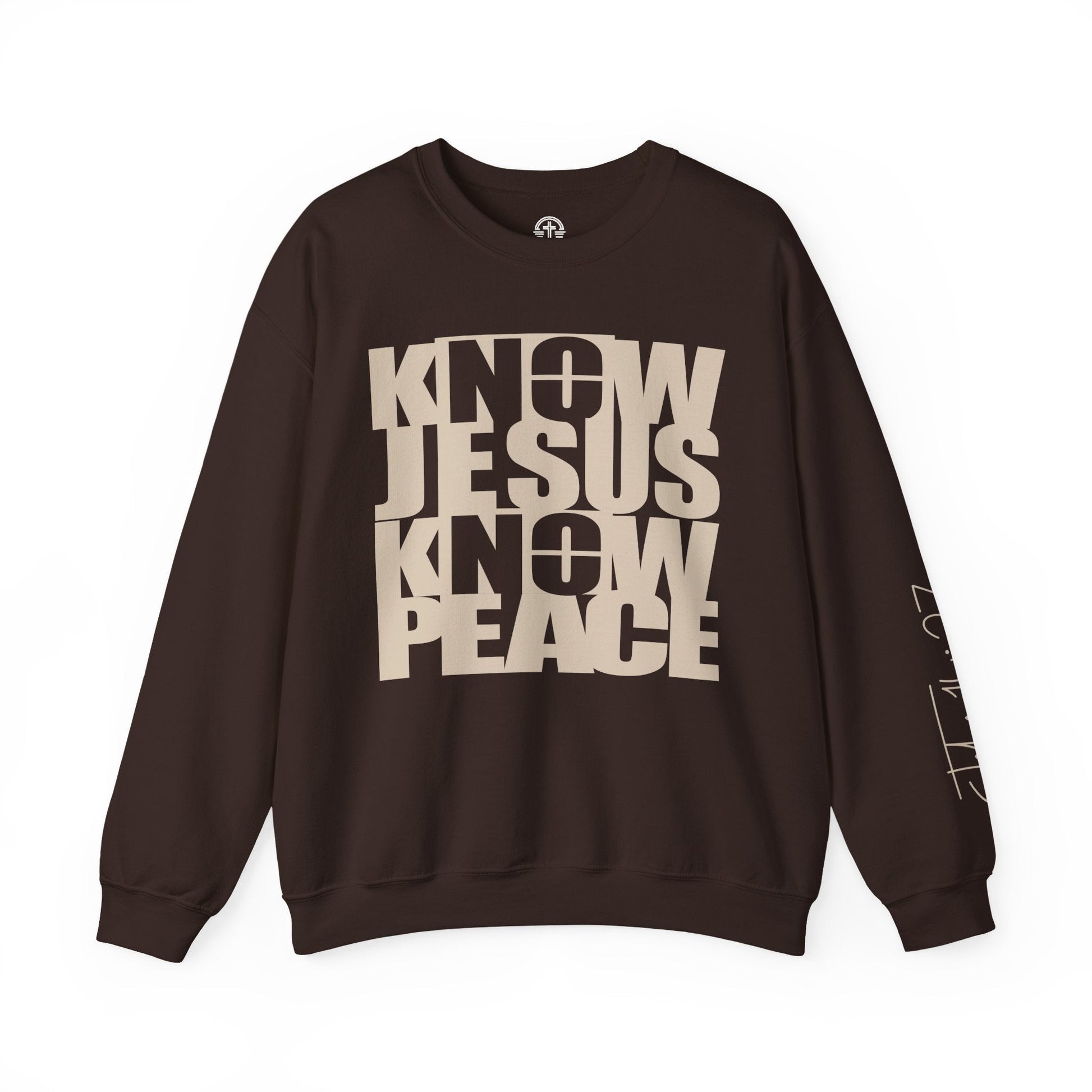 Know/No Jesus, Know/No Peace Sweatshirt - Timeless Tones - 5 Color Options - Sacred Stylz