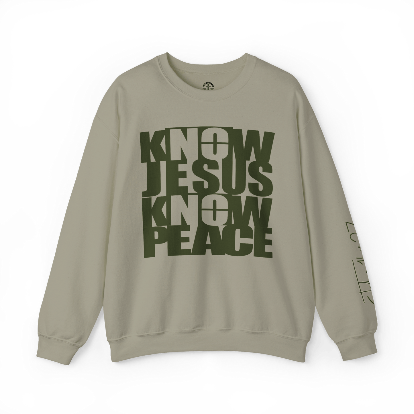 Know/No Jesus, Know/No Peace Sweatshirt - Timeless Tones - 5 Colors - Sacred Stylz