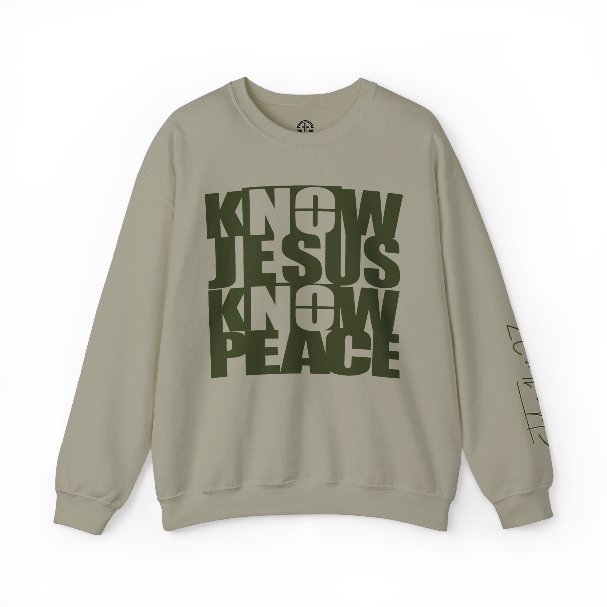 Know/No Jesus, Know/No Peace Sweatshirt - Timeless Tones - 5 Colors - Sacred Stylz
