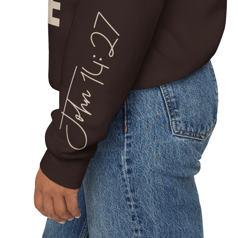 Know/No Jesus, Know/No Peace Sweatshirt - Timeless Tones - 5 Colors - Sacred Stylz