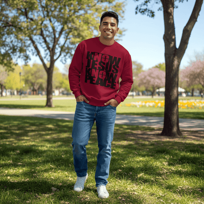 Know/No Jesus, Know/No Peace Sweatshirt - Timeless Tones - 5 Colors - Sacred Stylz