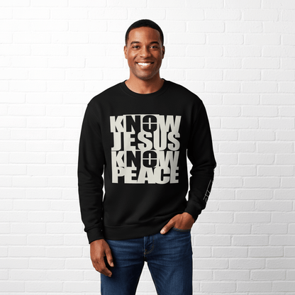 Know/No Jesus, Know/No Peace Sweatshirt - Timeless Tones - 5 Colors - Sacred Stylz