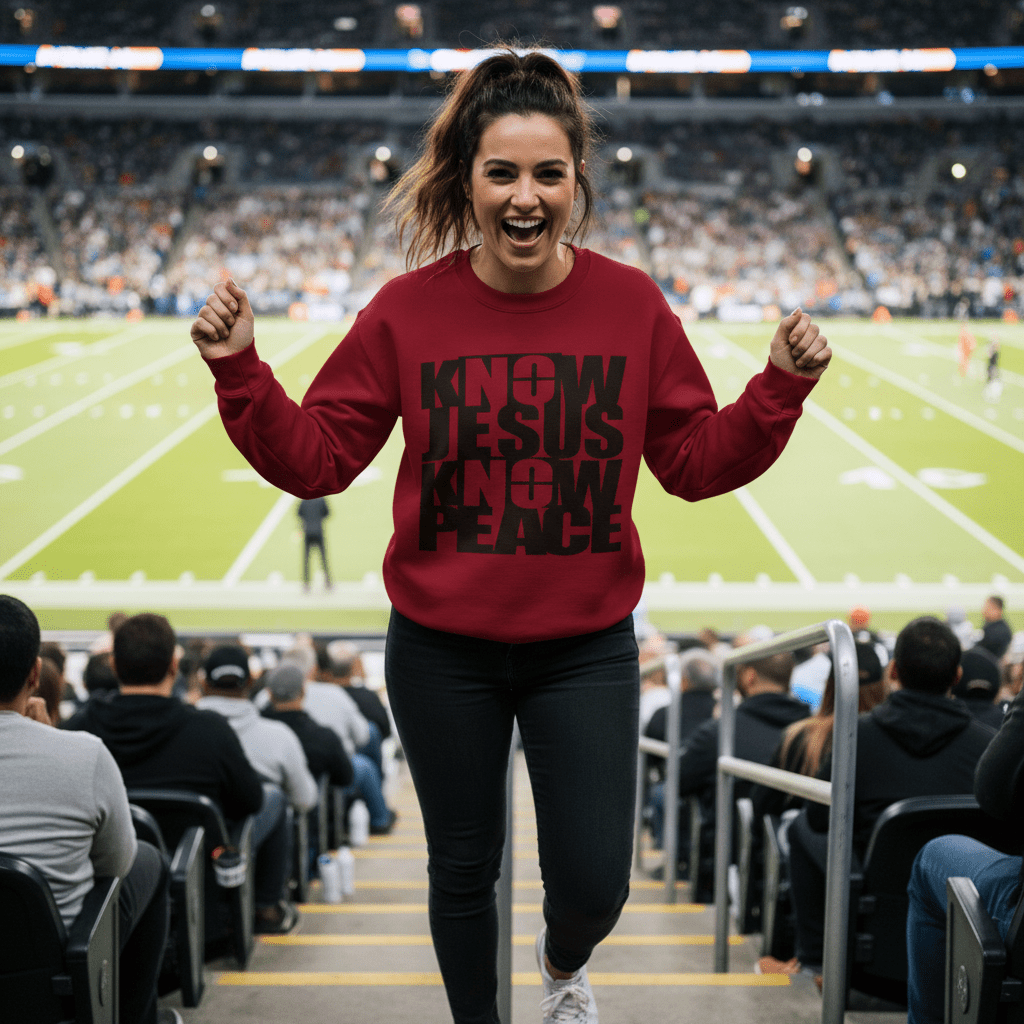 Know/No Jesus, Know/No Peace Sweatshirt - Timeless Tones - 5 Colors - Sacred Stylz