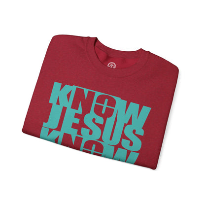 Know/No Jesus, Know/No Peace Sweatshirt - Vibrant Tones - 3 Color Options - Sacred Stylz