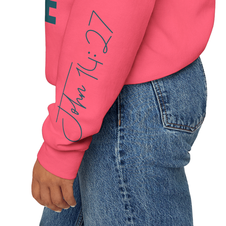 Know/No Jesus, Know/No Peace Sweatshirt - Vibrant Tones - 3 Colors - Sacred Stylz