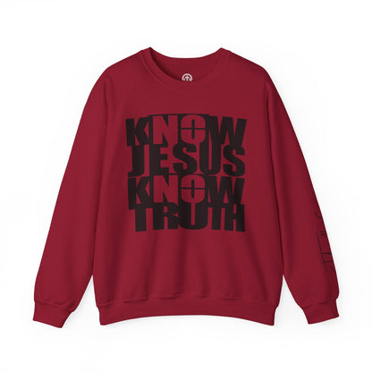 Know/No Jesus, Know/No Truth Sweatshirt - Timeless Tones - 5 Color Options - Sacred Stylz