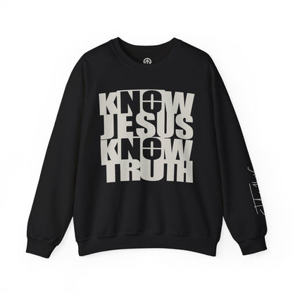 Know/No Jesus, Know/No Truth Sweatshirt - Timeless Tones - 5 Color Options - Sacred Stylz