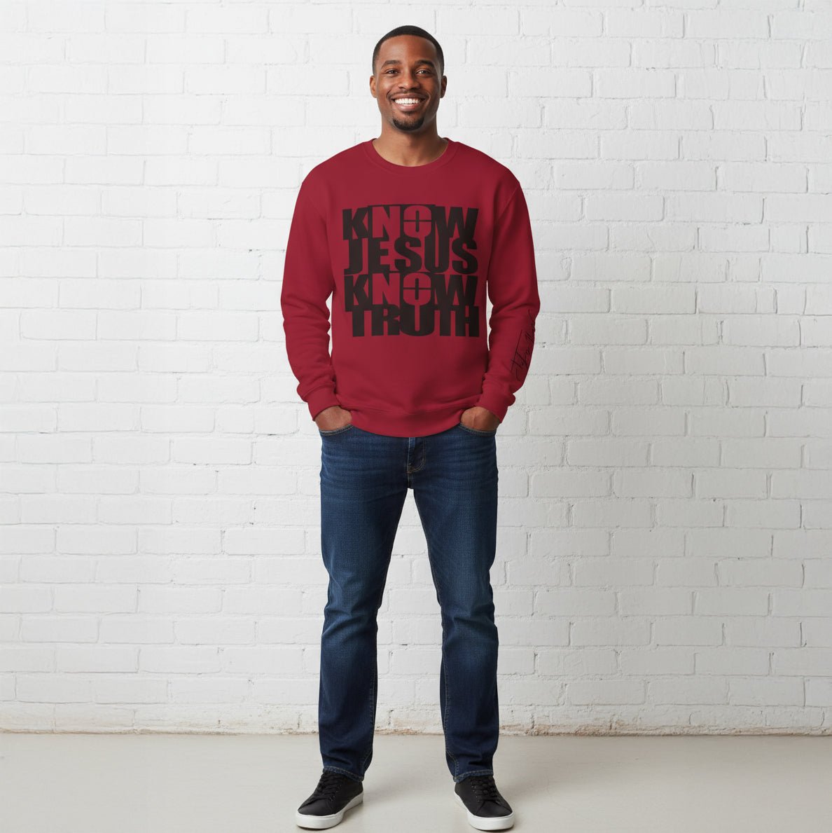 Know/No Jesus, Know/No Truth Sweatshirt - Timeless Tones - 5 Color Options - Sacred Stylz