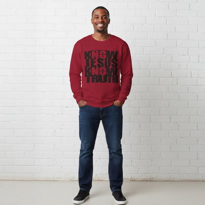 Know/No Jesus, Know/No Truth Sweatshirt - Timeless Tones - 5 Color Options - Sacred Stylz